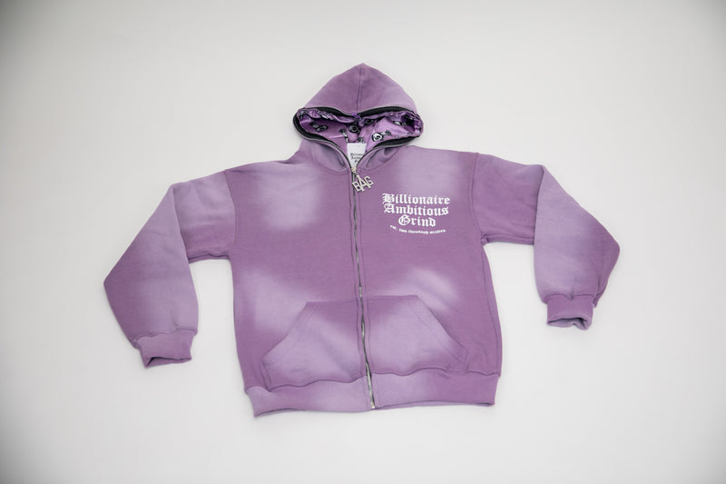 Lavender and White Premium💰Full Zip Up Outfit