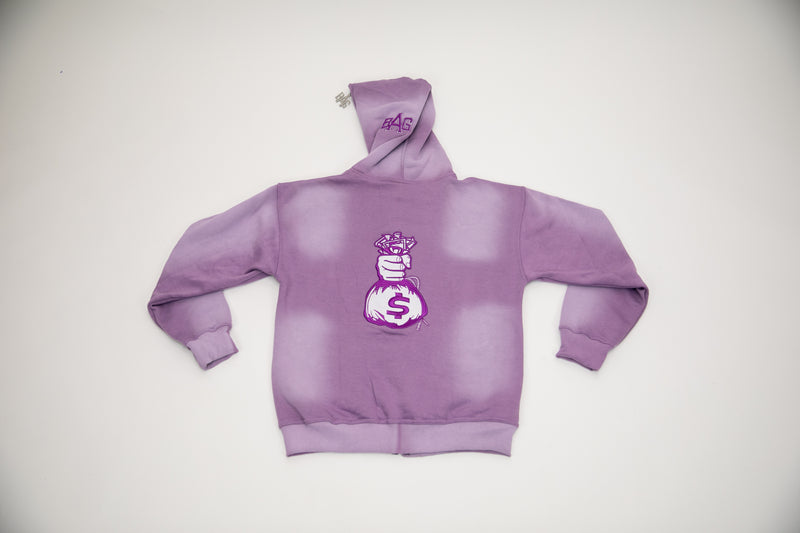 Lavender and White Premium💰Full Zip Up Outfit