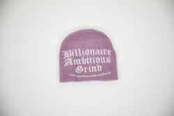 Black Mohair Billionaire Ambitious Grind Beanie