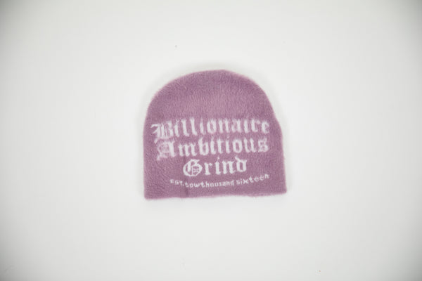 Black Mohair Billionaire Ambitious Grind Beanie